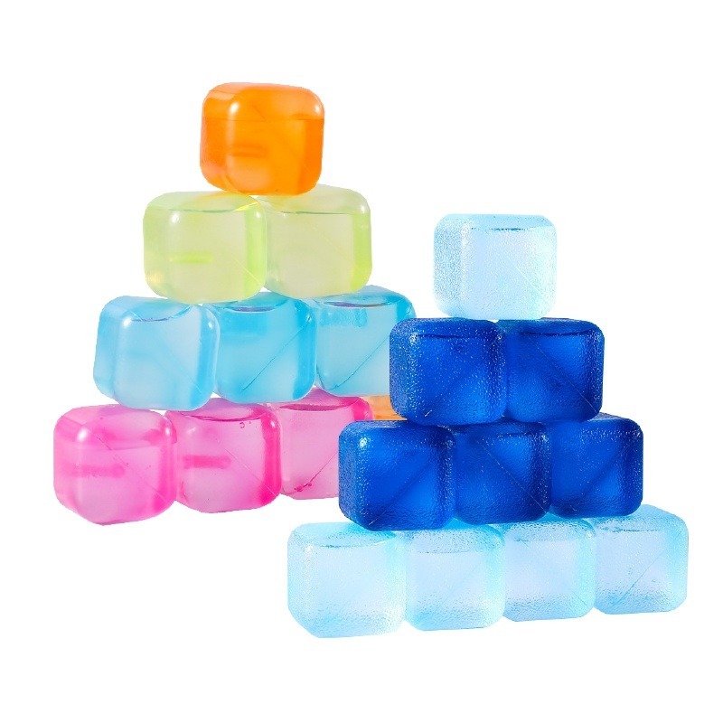 🧊迅速降溫🧊環保冰塊 保留原味降溫保鮮 食品級PE 冰塊冰球日本進口 冰塊 裝飾冰塊 裝飾道具 彩色冰塊 重複使用-細節圖9