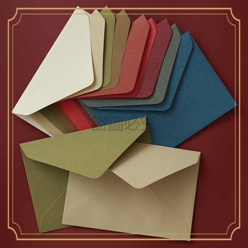 🔥台灣發貨🔥復古三角信封莫蘭迪三角信封純色信封 三角信封 卡片信封 卡片套 西式信封 加厚信封袋 喜帖 婚禮信封-細節圖8