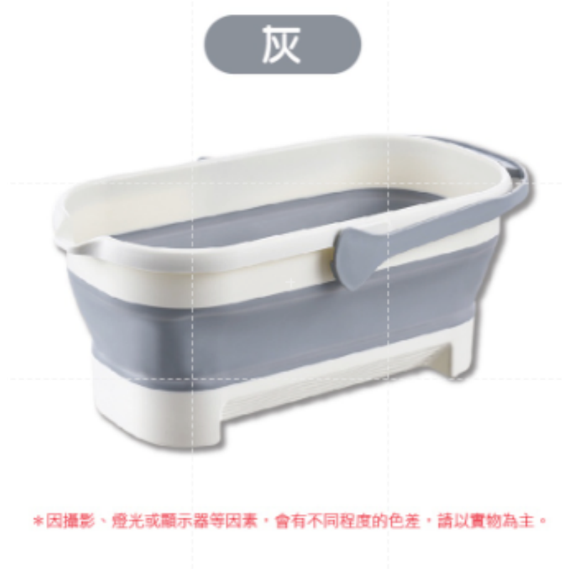 《灰色》摺疊拖把桶｜超取限1