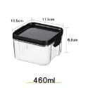 460ML 方形透明密封罐