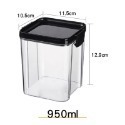 950ML 方形透明密封罐