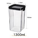 1300ML 方形透明密封罐