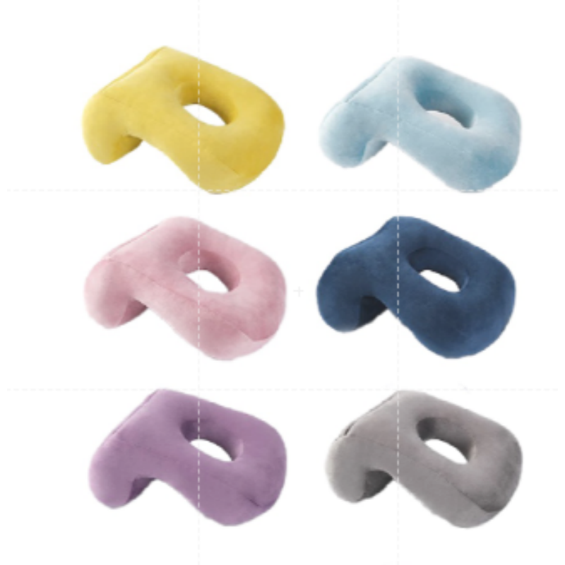 🔥台灣發貨🔥午休睡眠 旅行枕頭人體工學午睡枕辦公室趴睡枕 午休睡眠枕 慢回彈睡眠枕 透氣趴睡枕 午覺枕 出國枕頭-細節圖2