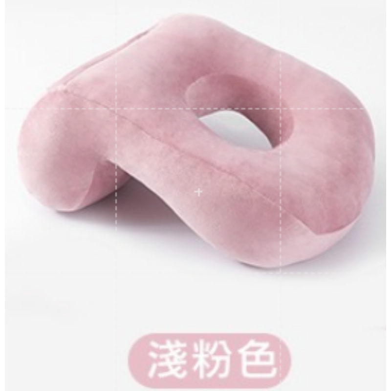素色午睡枕 玫瑰粉