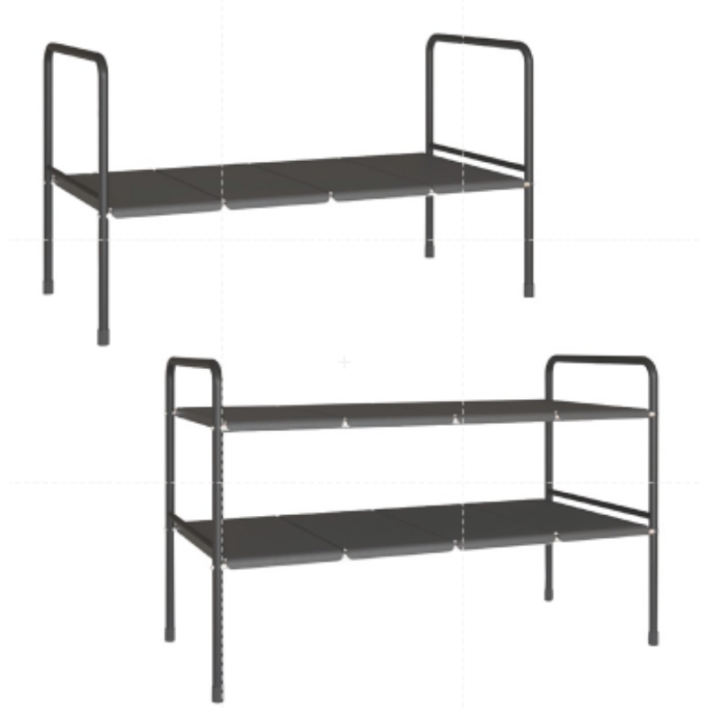 ✨空間大利用✨廚房下水槽置物架 單層/雙層伸縮置物架水槽置物架 碗架碗盤架水槽瀝水架 櫥櫃收納架 不鏽鋼置物架-規格圖9