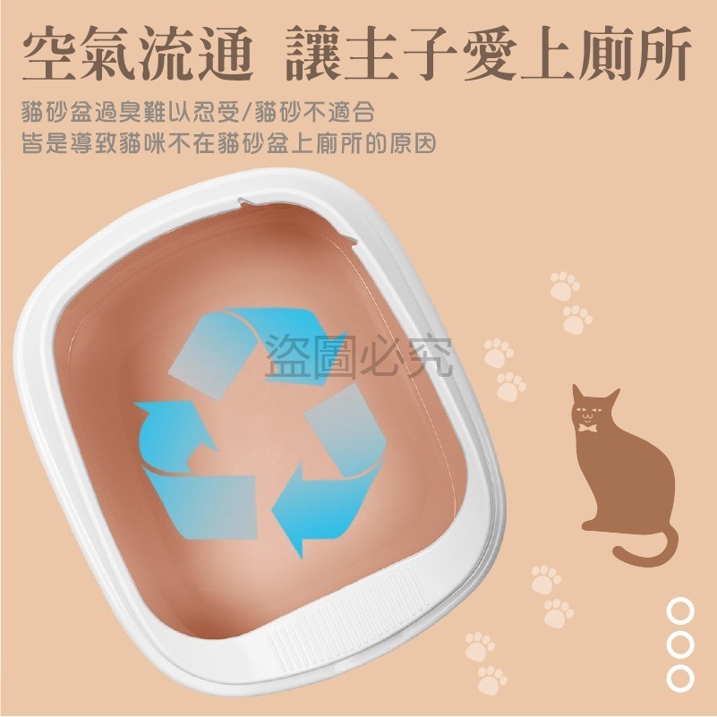 🔥台灣發貨🔥附貓砂鏟🔥半封閉式貓砂盆 北歐色系貓砂盆加高護欄 阻擋貓砂貓便盆 貓咪廁所 防噴濺貓砂盆 貓砂盆-細節圖6