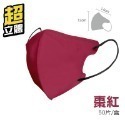 【棗紅】超立體口罩 50片/1盒