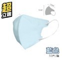 【藍色】超立體口罩 50片/1盒