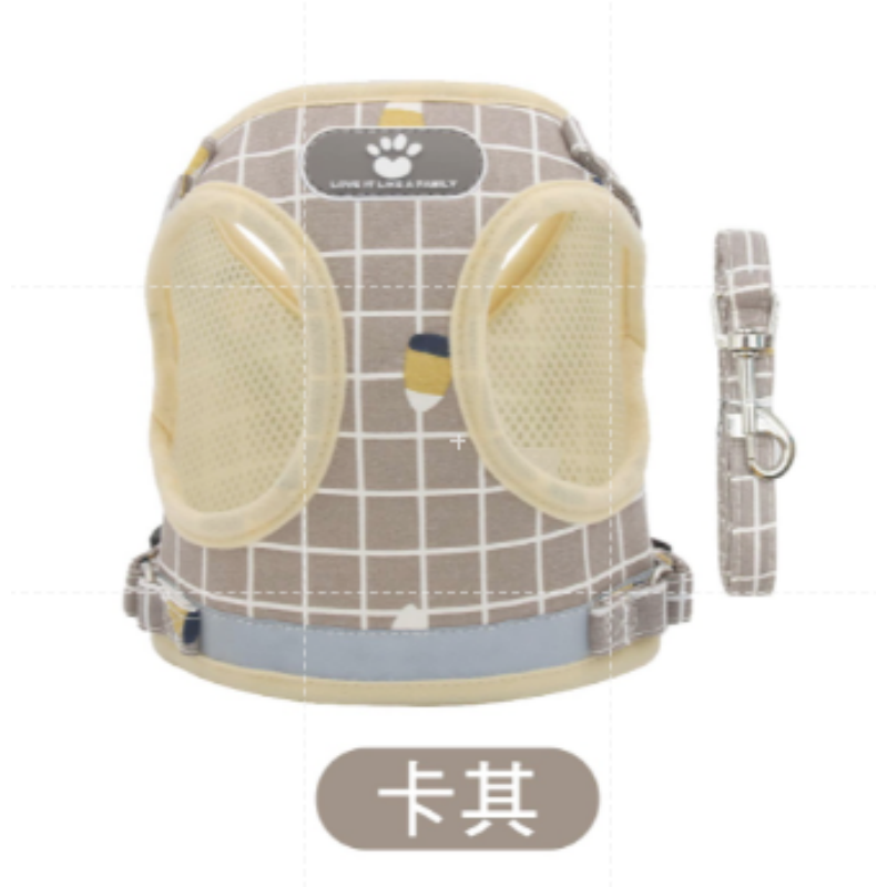 ✨夜間反光✨寵物胸背帶 小型犬胸背帶貓咪胸背帶 小狗胸背帶牽引繩 防掙脫 寵物透氣胸背帶 胸背 外出牽繩 寵物用品-規格圖9