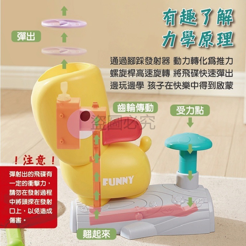 ✨放電首選✨汪汪彈射飛碟 戶外玩具兒童玩具腳踩玩具 親子互動腳踩飛碟 飛碟玩具 互動玩具 交換禮物 運動玩具 飛碟-細節圖4