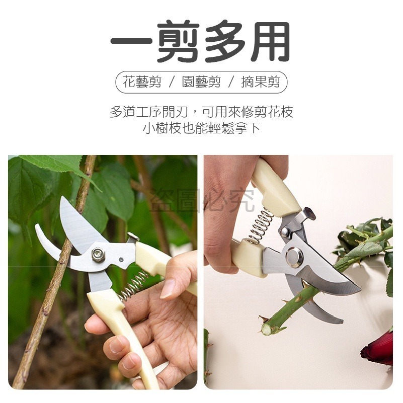 🔥園藝愛好者🔥園藝剪刀 省力 耐用園藝剪 盆栽修剪修枝剪 剪定鋏 花剪 花園剪刀農用剪刀 剪刀 直剪彎剪 摘果剪-細節圖8