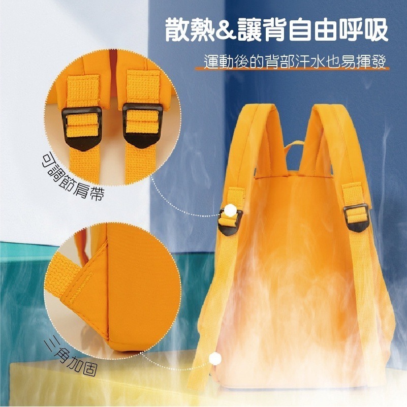 🔥最低價🔥小鴨書包 小黃鴨休閒包 書包學生後背包卡通雙肩包 小學書包大容量書包 休閒包 背包 小學生書包 國小書包-細節圖6