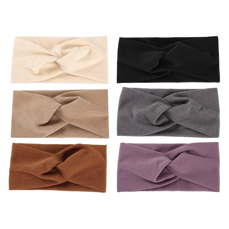 🔥0壓迫感🔥寬邊交叉髮帶 寬邊髮帶氣質髮帶 頭巾 髮飾 配件 時尚配件 網紅 交叉髮帶 韓版氣質髮帶 髮帶 飾帶-細節圖2