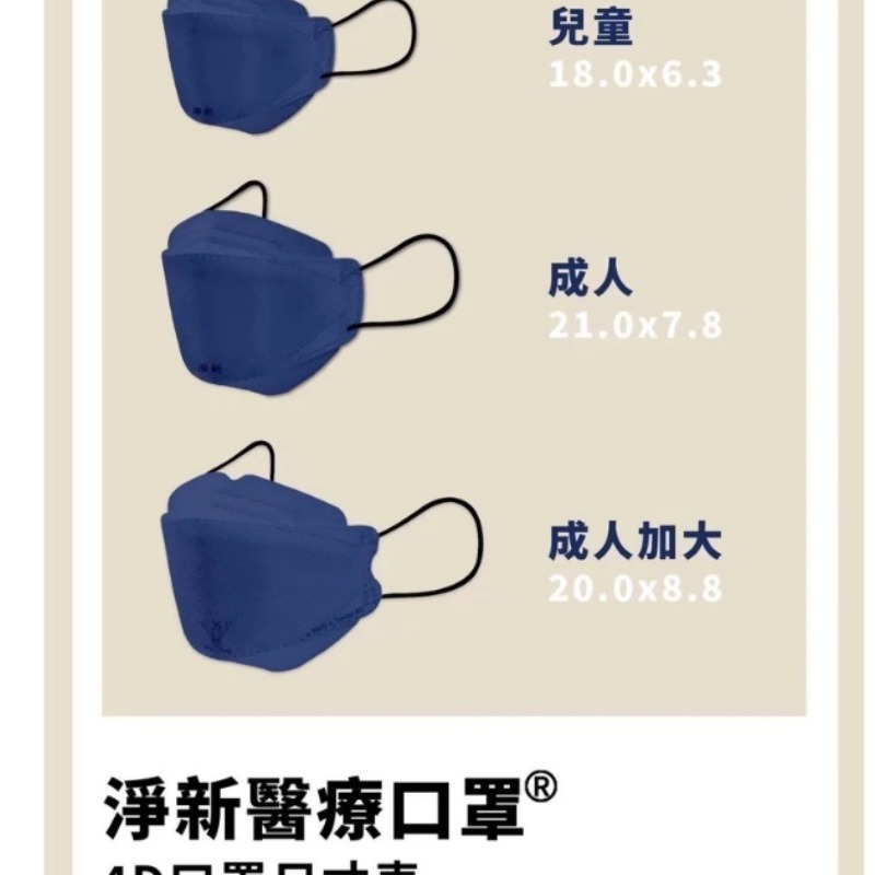 淨新 加大KF94 醫用口罩 4D口罩 KF94立體口罩 魚嘴口罩 台灣製醫療級口罩 醫用口罩 韓式口罩 醫療立體口罩-細節圖3
