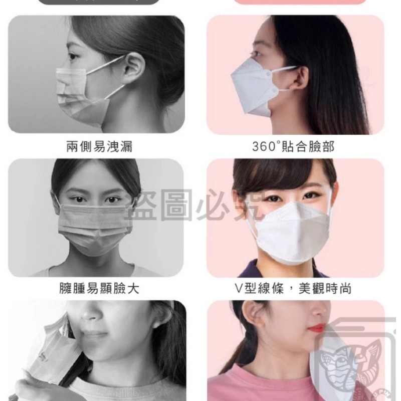 淨新 加大KF94 醫用口罩 4D口罩 KF94立體口罩 魚嘴口罩 台灣製醫療級口罩 醫用口罩 韓式口罩 醫療立體口罩-細節圖8