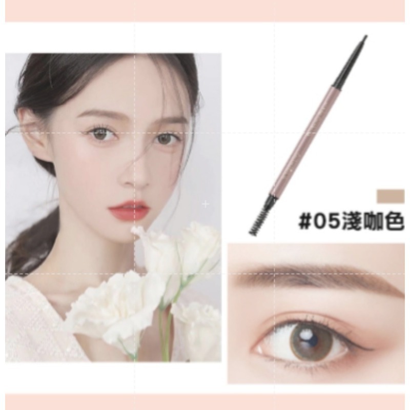 ✨柔韌纖細✨雙頭眉筆 眉筆 雙頭眉筆 防水眉筆 防汗眉筆 持色眉筆 防水防汗不脫色 眉毛筆 修眉筆 造型眉筆 化妝品-規格圖9