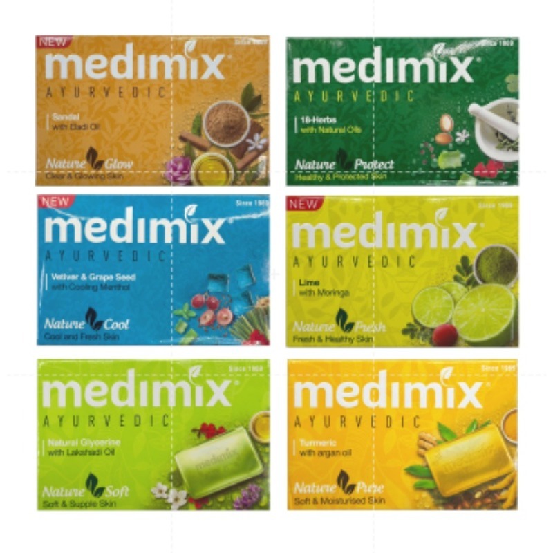 🔥台灣發貨🔥印度皂 MEDIMIX 印度肥皂 125g 草本 美肌皂 清潔 印度香皂 綠寶石皇室藥草浴 香皂 肥皂-細節圖2