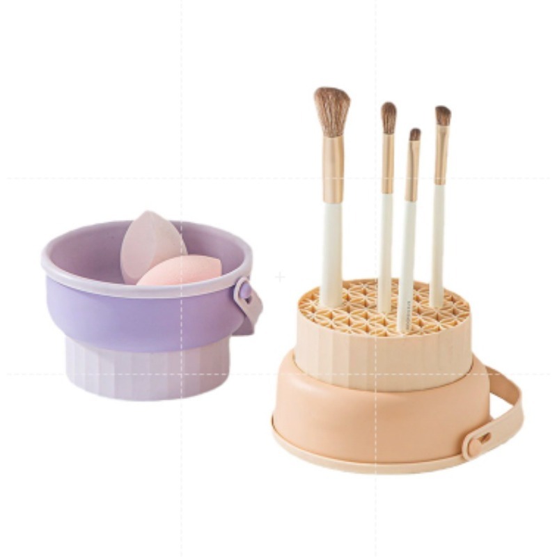 🔥專業洗🔥化妝刷清洗碗 美妝工具清潔 化妝刷清洗 洗刷神器 矽膠清洗碗 刷具清潔 粉撲清潔工具刷具洗刷碗刷具收納-細節圖2