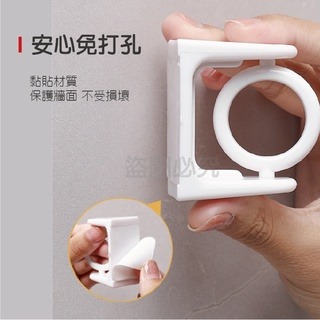 🔥台灣出貨🔥免打孔圓環掛鉤 可轉向掛勾 浴室掛鉤圓桿 防偷窺 浴室毛巾桿掛環 旋轉掛勾 廁所伸縮桿掛環 窗簾掛環-細節圖3