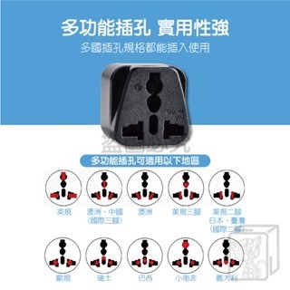 🔥旅行必備🔥旅行轉接頭 4.8mm 多國轉接頭  通用插座 轉換插頭 轉接頭 澳規 美規 歐規 韓國 轉接插頭-細節圖7