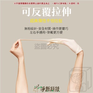 🔥貼合手型🔥淨新PVC手套 一次性PVC手套 100入/盒 無粉手套 拋棄式手套 防護手套 塑膠手套 手套 家用手套-細節圖6