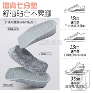🔥台灣現貨🔥爆米花增高鞋墊 增高鞋墊 增高墊 記憶棉增高鞋墊 後跟墊 內增高鞋墊 隱形鞋墊 隱形增高鞋墊 鞋墊-細節圖3
