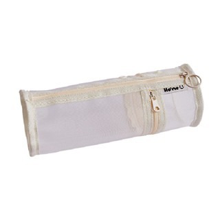 🔥一袋兩用🔥圓筒筆袋立式筆袋 網紗筆袋 文具收納袋 大容量筆袋 透明筆袋 便攜筆袋 文具袋 鉛筆盒 收納袋 鉛筆袋-細節圖2