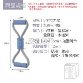🔥加厚加粗🔥8字拉力器 8字阻力帶 腳蹬拉力器 拉力訓練器 拉力帶 開肩美背神器 背部伸展器 拉筋繩 擴胸器 彈力帶-細節圖3