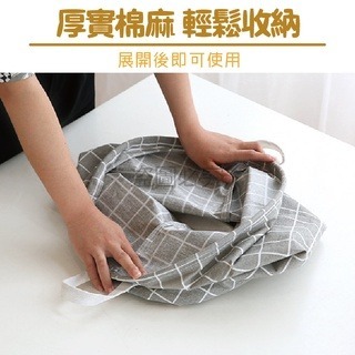 🔥超低價🔥棉麻洗衣籃 棉布圓桶洗衣籃 棉麻收納籃 防水洗衣籃 棉麻收納桶 可折疊籃子 髒衣籃  洗衣袋 洗衣籃-細節圖7