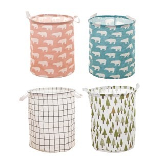 🔥超低價🔥棉麻洗衣籃 棉布圓桶洗衣籃 棉麻收納籃 防水洗衣籃 棉麻收納桶 可折疊籃子 髒衣籃  洗衣袋 洗衣籃-細節圖9