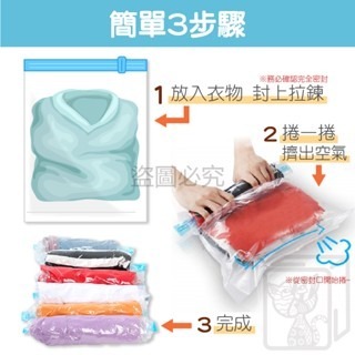 🔥雙層密封🔥手卷式真空壓縮袋 壓縮袋  手壓真空壓縮袋 手卷壓縮袋 免抽氣壓縮袋 免工具收納袋 手卷壓縮袋 真空袋-細節圖4