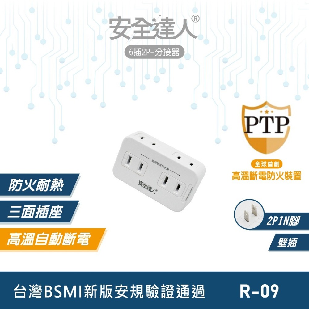 ✨溫控保護✨安全插座 插座 安全達人 居家必備 用電安全 防火材料 兒童防誤觸 安全防護蓋 延長線轉接 家用安全 轉接-細節圖6