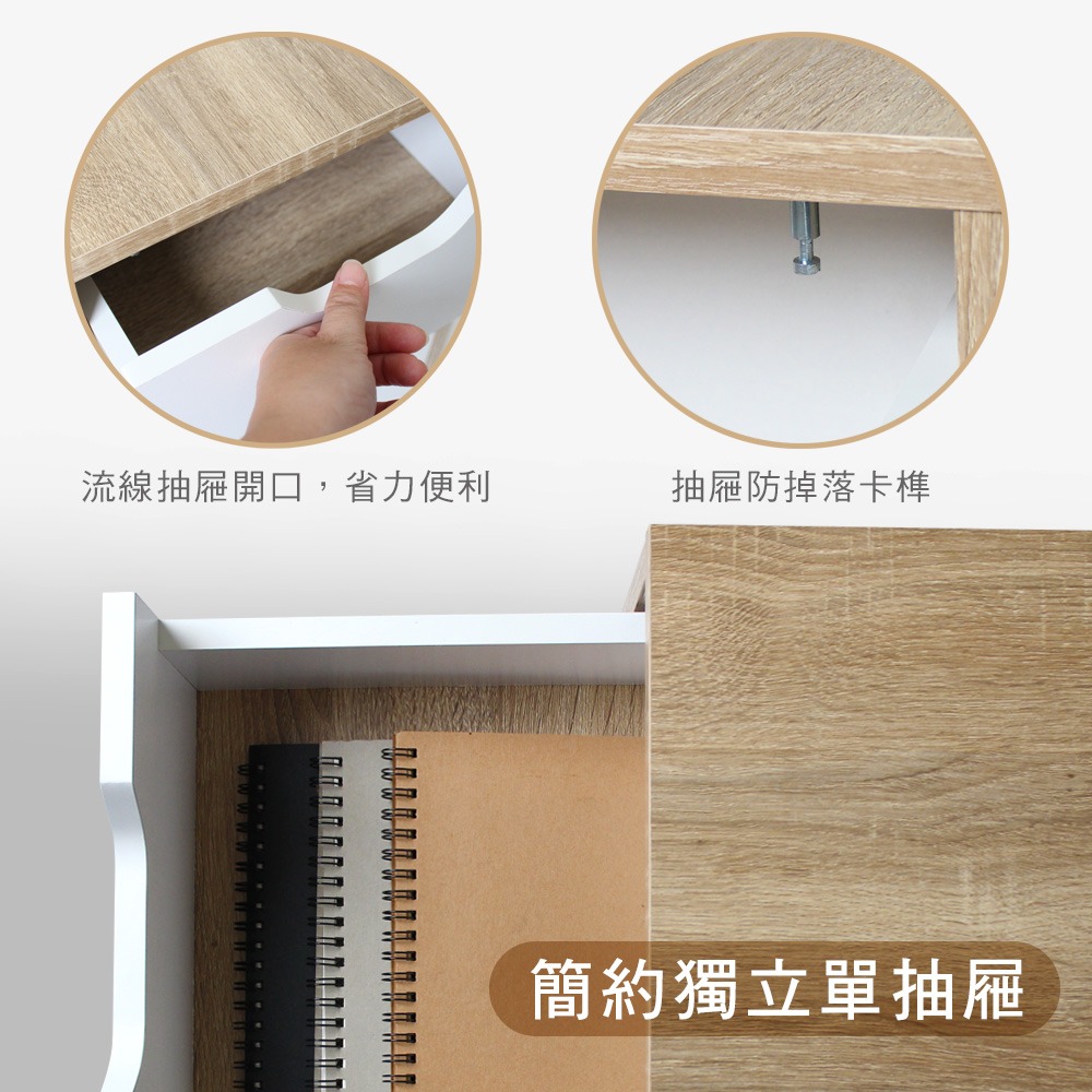 【祈樂森活】樂咖單抽移動櫃 沙發櫃 置物櫃 儲物櫃 工作櫃 DIY組裝 台灣製造-細節圖4