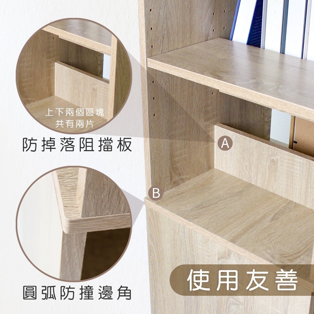 【祈樂森活】托特木質旋轉書櫃 360度旋轉書櫃 展示櫃 旋轉櫃★台灣製造★-細節圖5