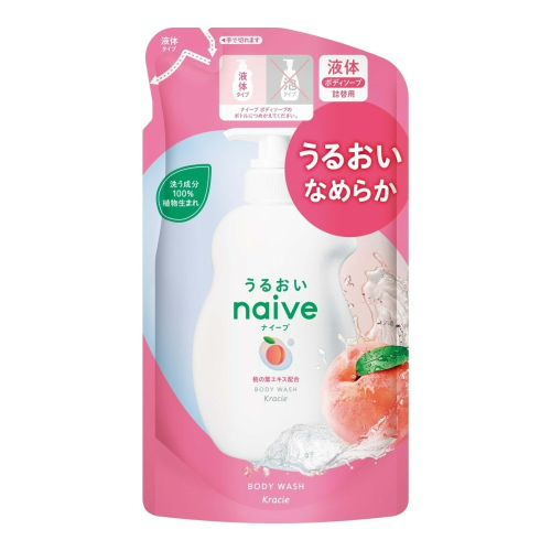Kracie naive 娜艾菩沐浴乳補充包-380ml 超商上限一個訂單11包.