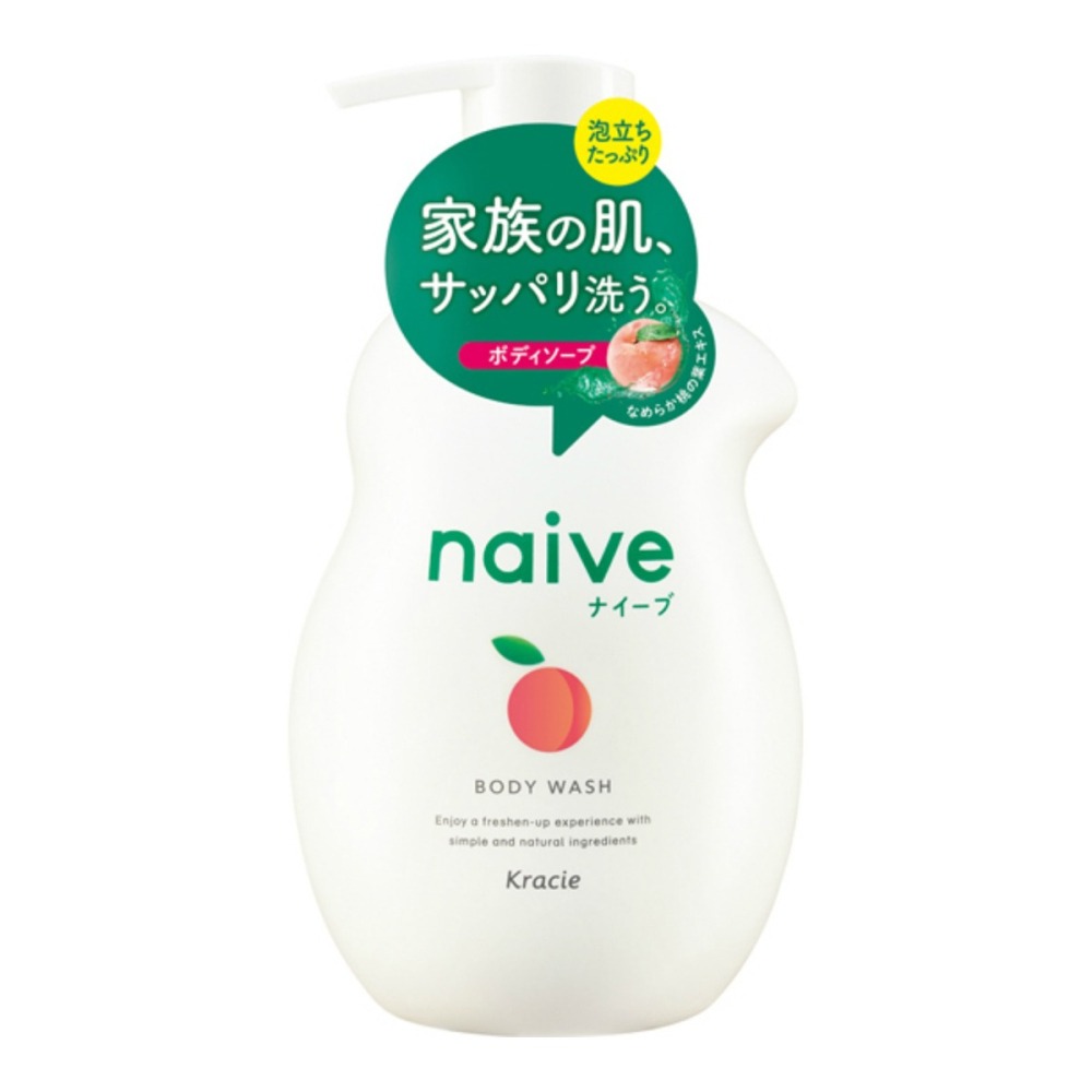 Kracie  naive 娜艾菩沐浴乳瓶裝-530ml-細節圖2