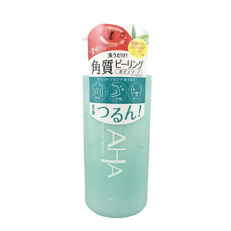 BCL AHA 柔膚潔淨沐浴乳-480ml-細節圖2