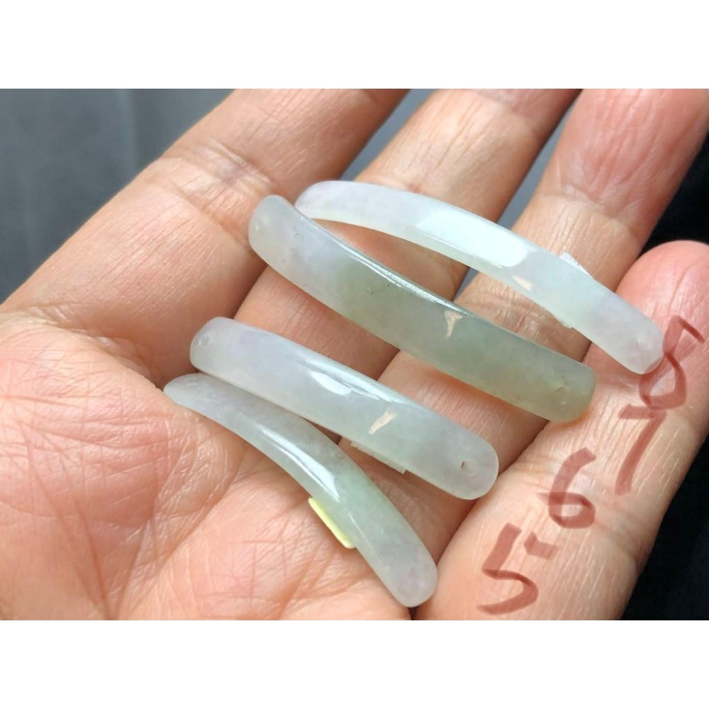 天然玉石緬甸玉翡翠a貨冰種三彩手排配件手鍊手串手環珠寶玉石首飾飾品數款任選其一-細節圖5