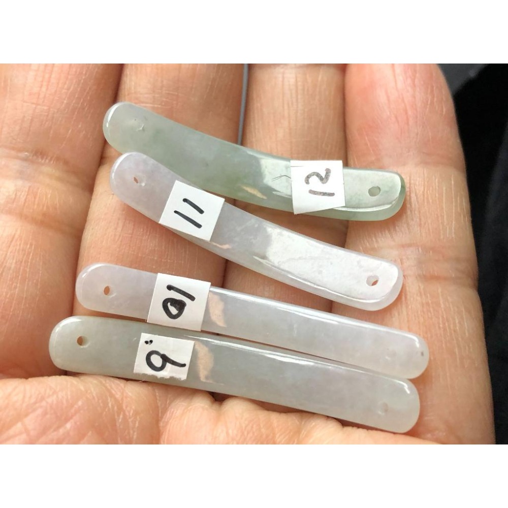 天然玉石緬甸玉翡翠a貨冰種三彩手排配件手鍊手串手環珠寶玉石首飾飾品數款任選其一-細節圖6