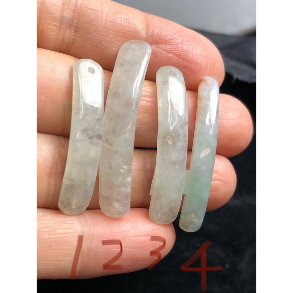 天然玉石緬甸玉翡翠a貨冰種三彩手排配件手鍊手串手環珠寶玉石首飾飾品數款任選其一-細節圖8