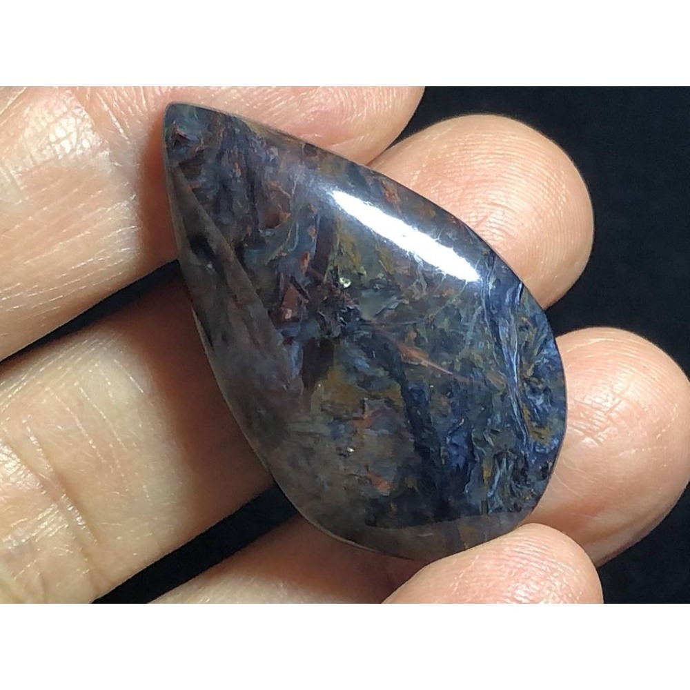 天然水晶全藍彼得石墜子吊墜項鍊掛件珠寶寶石首飾飾品-細節圖9