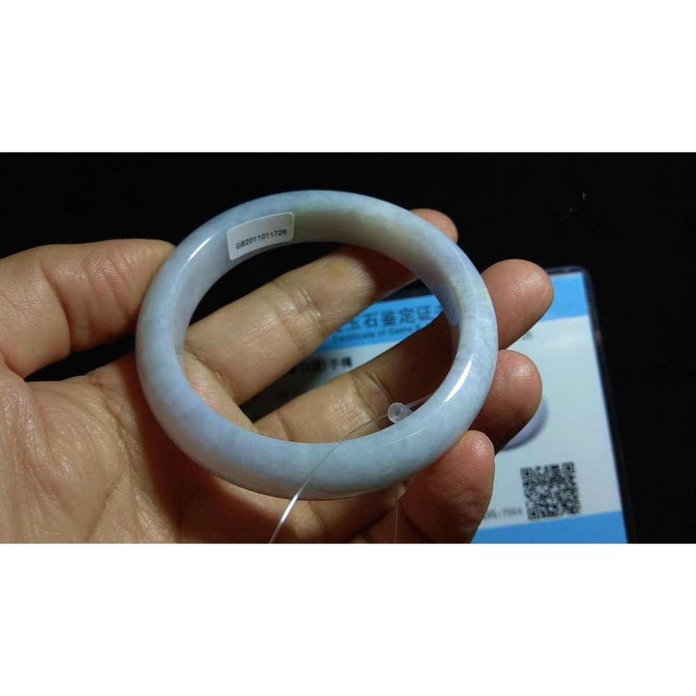 17.19圍帶證書美鐲天然玉石翡翠a貨緬甸玉硬玉紫羅蘭春帶彩手鐲玉鐲鐲子手環平安鐲扁口鐲珠寶玉石首飾飾品#726-細節圖2