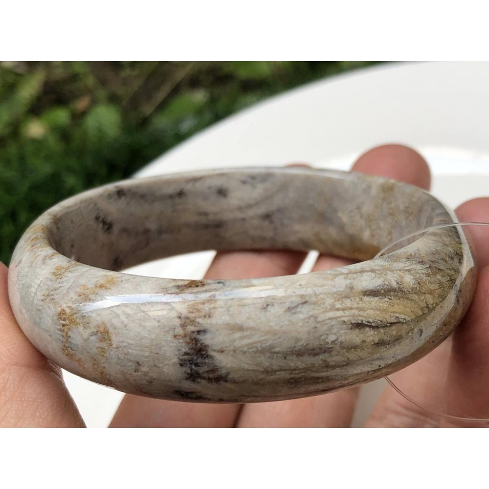 17.83圍天然玉石骨骼花珊瑚玉菊花石手鐲玉鐲鐲子手環福鐲平安鐲珠寶玉石首飾飾品-細節圖4