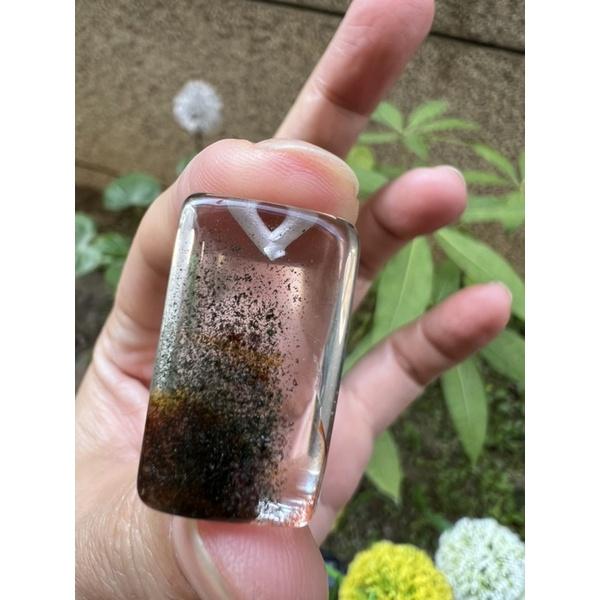 25組超美水晶c紅黃綠幽靈晶體超透彩色花幽靈掛墬吊墬墬子項鍊掛件送銀鍊珠寶寶石首飾飾品-細節圖6