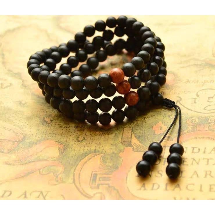 多功能保健天然玉石治病的石頭泗濱砭石手鍊手環手珠14mm桶珠路路通8mm三圈108顆珠寶首飾寶石飾品-細節圖2