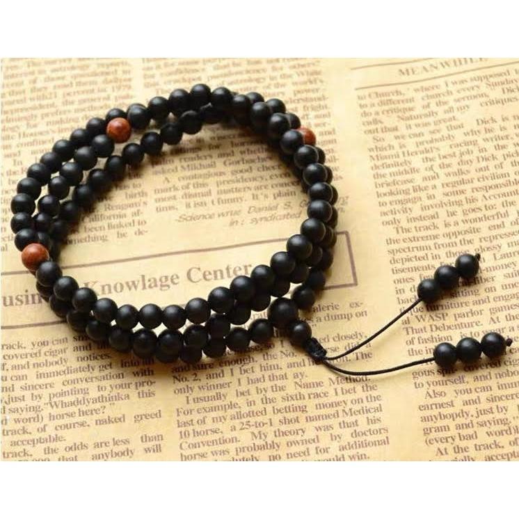 多功能保健天然玉石治病的石頭泗濱砭石手鍊手環手珠14mm桶珠路路通8mm三圈108顆珠寶首飾寶石飾品-細節圖4