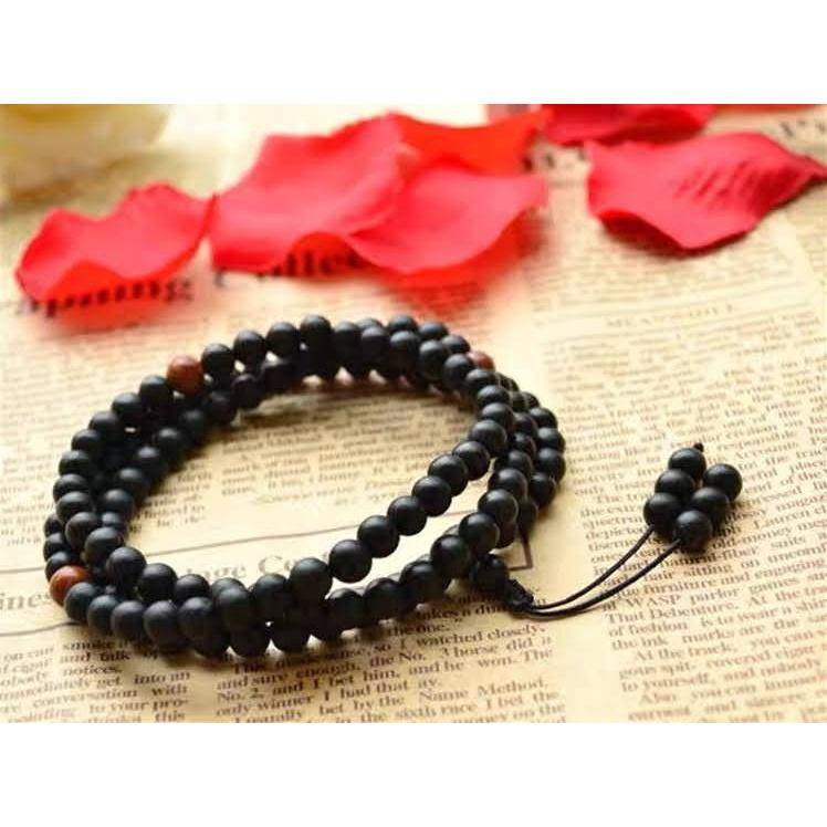 多功能保健天然玉石治病的石頭泗濱砭石手鍊手環手珠14mm桶珠路路通8mm三圈108顆珠寶首飾寶石飾品-細節圖6