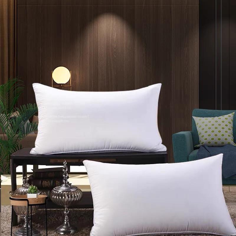 賓館酒店床上用品枕頭星级酒店全棉枕芯家纺枕头优质舒适高彈棉-細節圖3