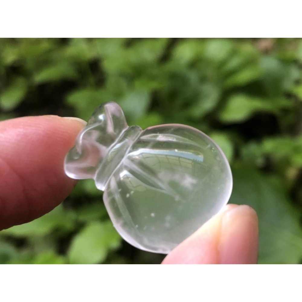 天然水沫玉鈉長石玉水沫子翡翠共生礦福袋狐狸吊墜飾品配件掛墜墬子玉石冰種玻璃種放光起螢光-細節圖2