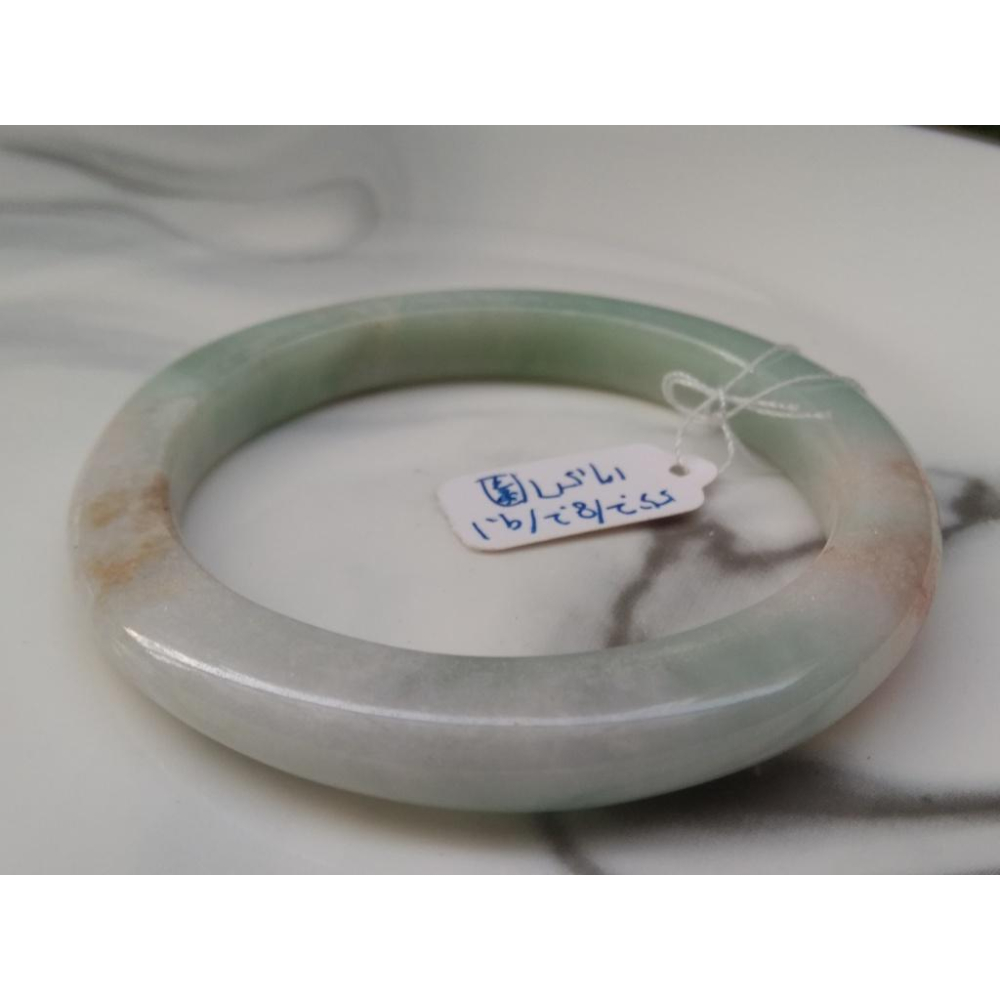 17.57圍天然翡翠a貨緬甸玉硬玉三彩冰糯種紅翡手鐲玉鐲鐲子手環福鐲平安鐲珠寶玉石首飾飾品-細節圖7